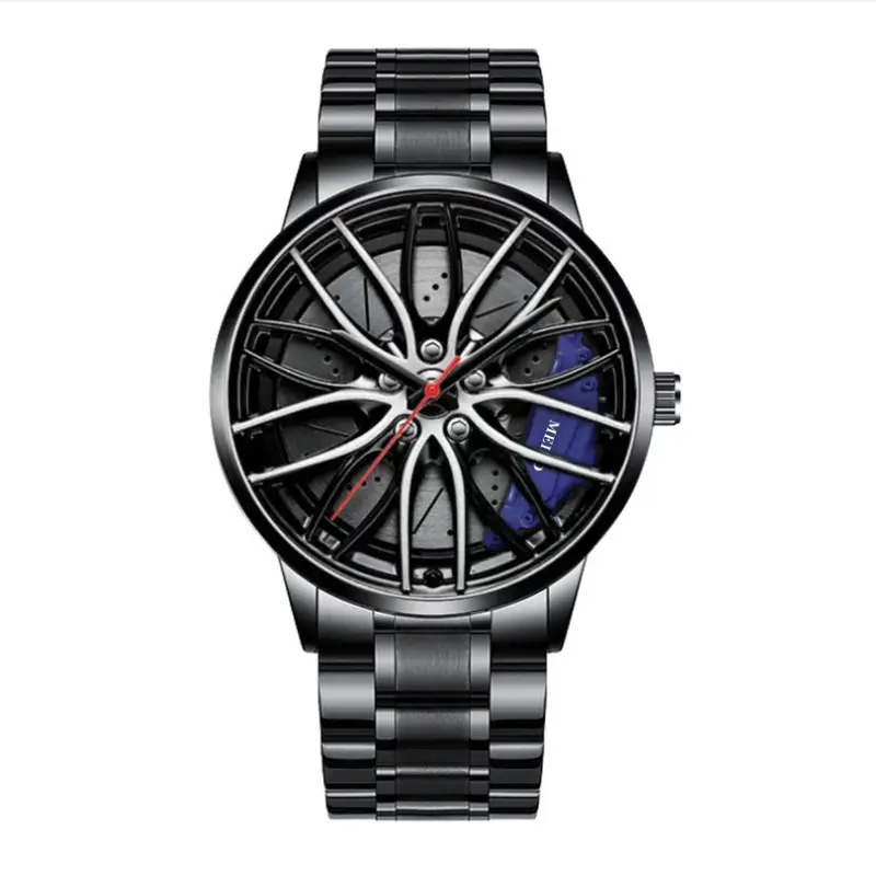 New Trendy Foreign Trade Fully Automatic Quartz Movement Men's Watch Wheel Non-Mechanical Watch Fashion Men's Watch