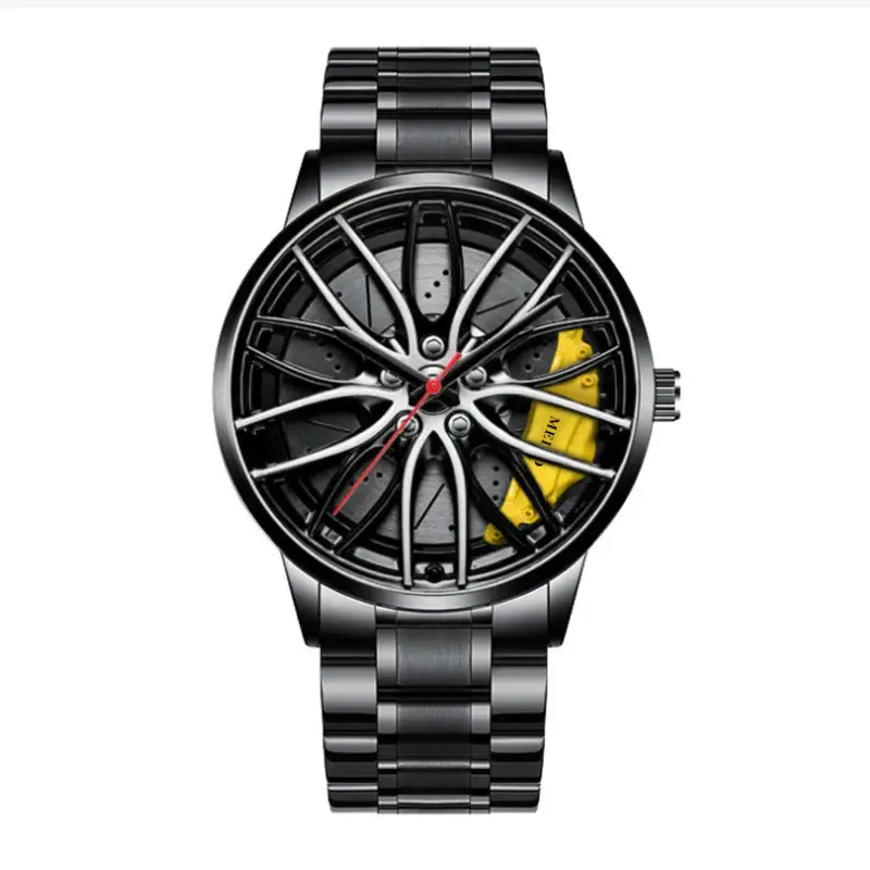 New Trendy Foreign Trade Fully Automatic Quartz Movement Men's Watch Wheel Non-Mechanical Watch Fashion Men's Watch
