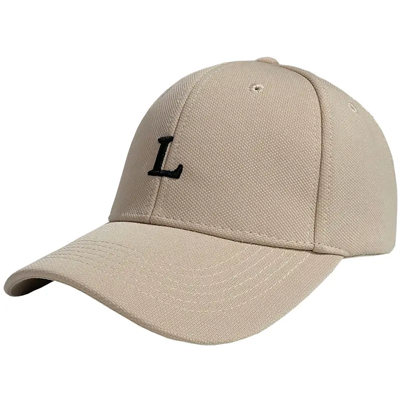 White L-Logo Baseball Cap for Women Men Summer - Image 8
