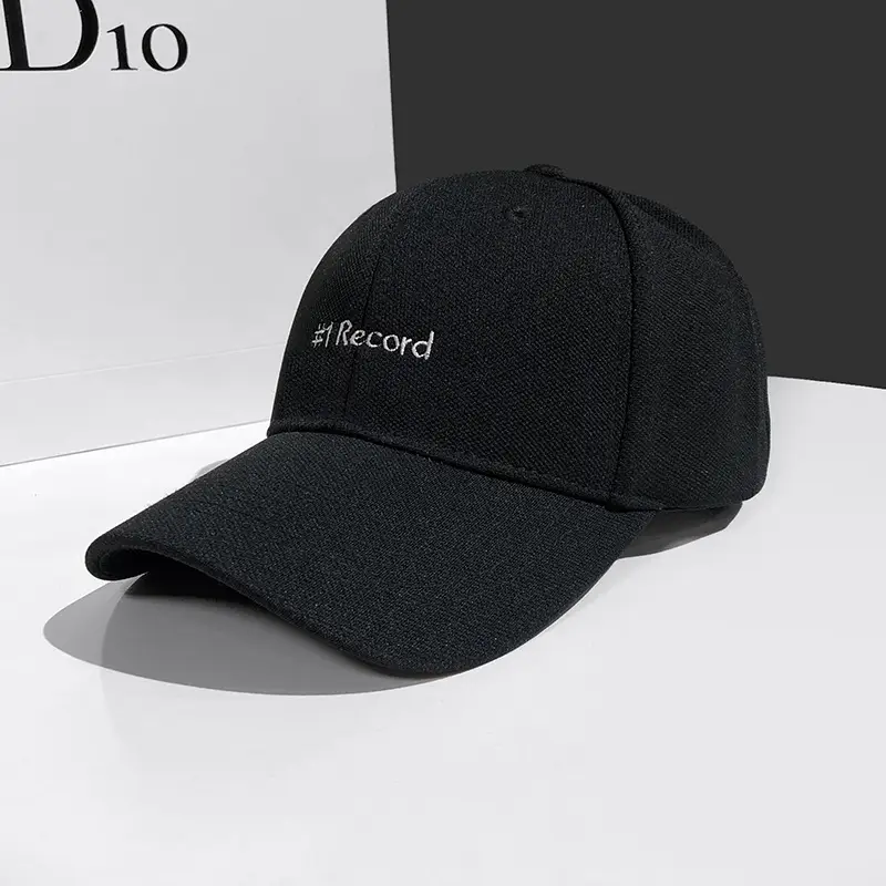 Women's White Black Baseball Cap with Brand Logo - Image 5