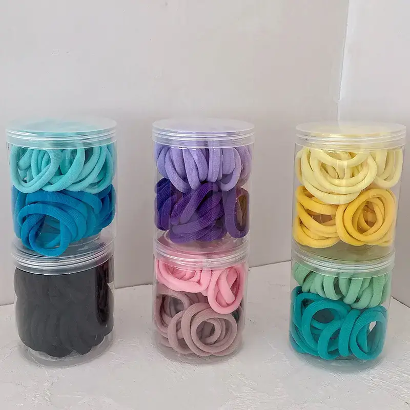 50 Pcs Gradient Rubber Hair Ropes for Girls - Image 7