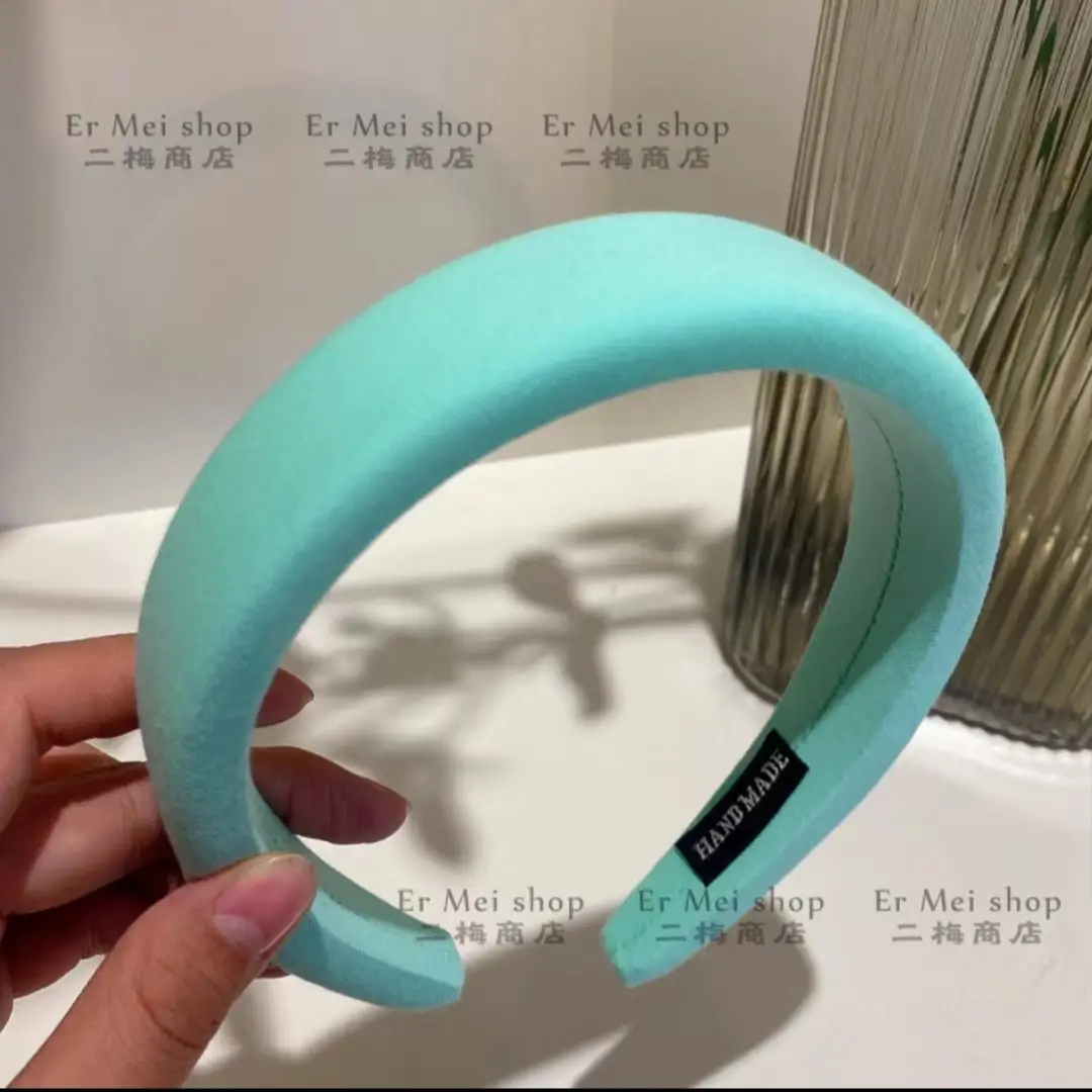 Wide Brim Sponge Hairband Women's Candy Color 2022 - Image 4