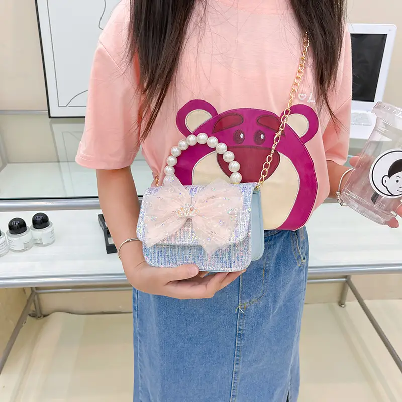 Cute Pearl Bow Shoulder Bag for Girls 2025 - Image 18