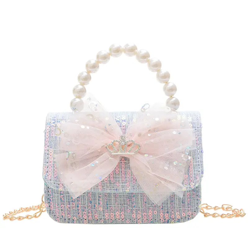 Cute Pearl Bow Shoulder Bag for Girls 2025 - Image 20
