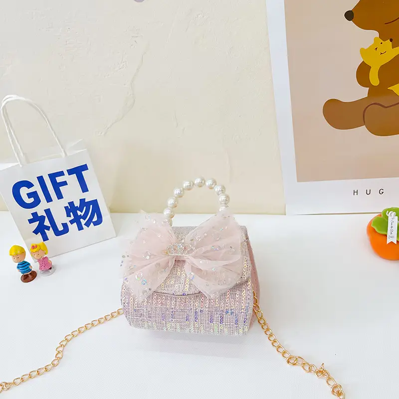 Cute Pearl Bow Shoulder Bag for Girls 2025 - Image 10