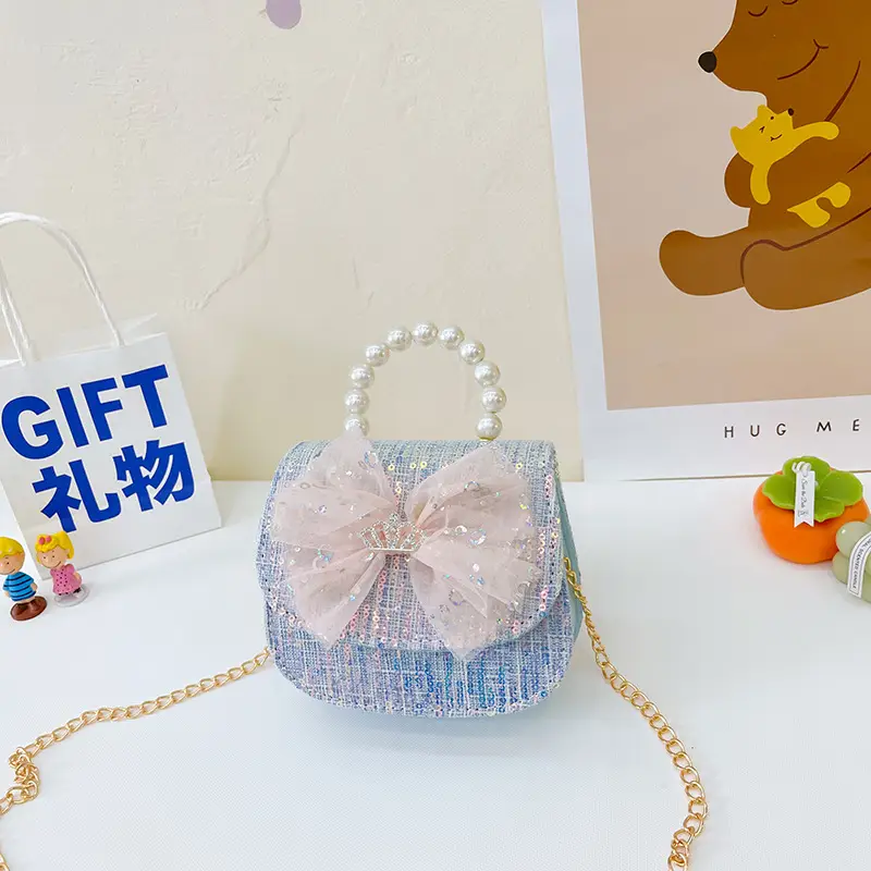 Cute Pearl Bow Shoulder Bag for Girls 2025 - Image 12