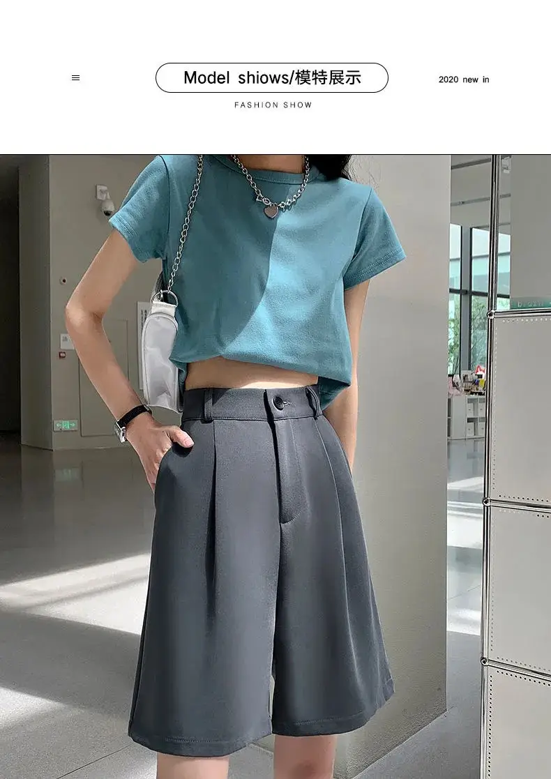 Black High Waist Slimming Shorts for Women Summer 2024 — feature 13