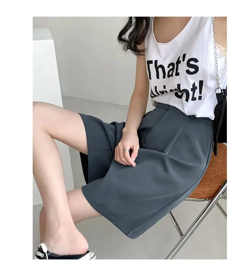 Black High Waist Slimming Shorts for Women Summer 2024 — feature 14