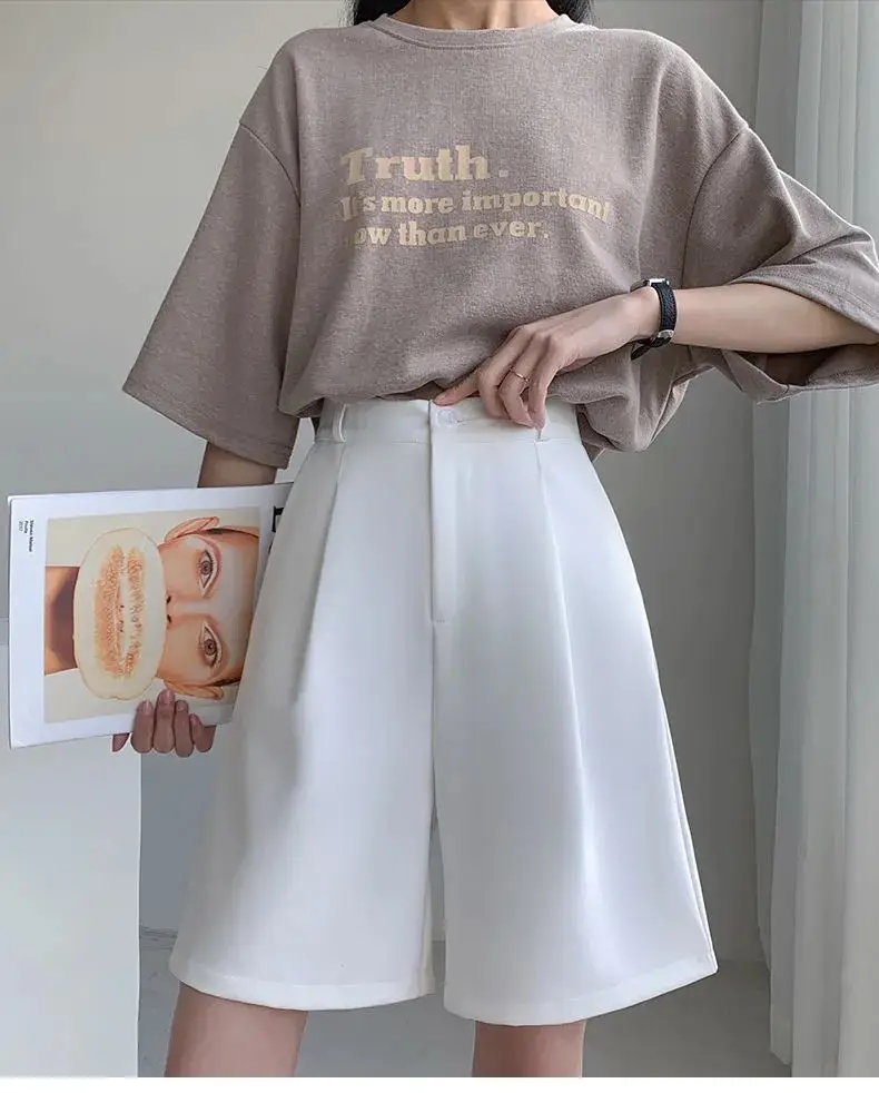 Black High Waist Slimming Shorts for Women Summer 2024 — feature 16
