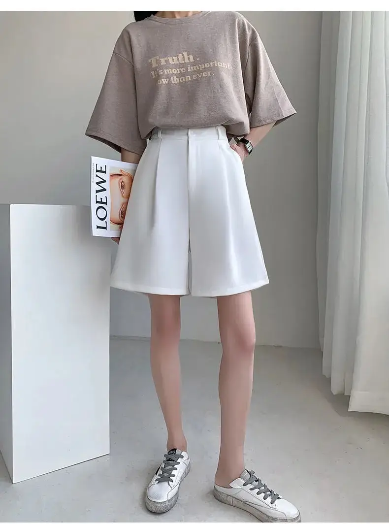 Black High Waist Slimming Shorts for Women Summer 2024 — feature 18