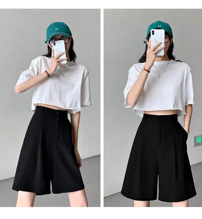 Black High Waist Slimming Shorts for Women Summer 2024 — feature 20