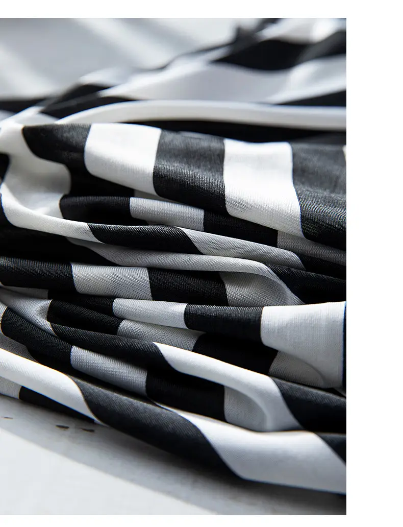 Women Black White Dog Print Wide Leg Pants Summer — feature 28