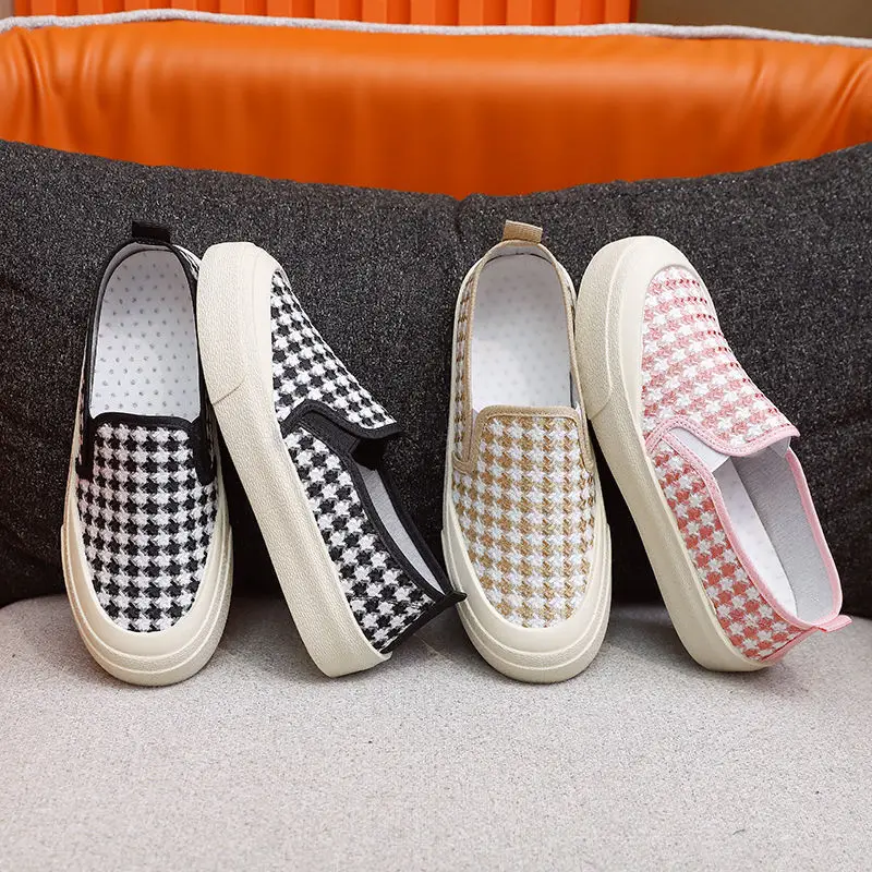 Spring and Autumn Korean Fashion Women's Single Shoes Canvas Shoes Casual and Comfortable Slip-On Lazy Student Shoes Manufacturer Wholesale Breathable - Image 4