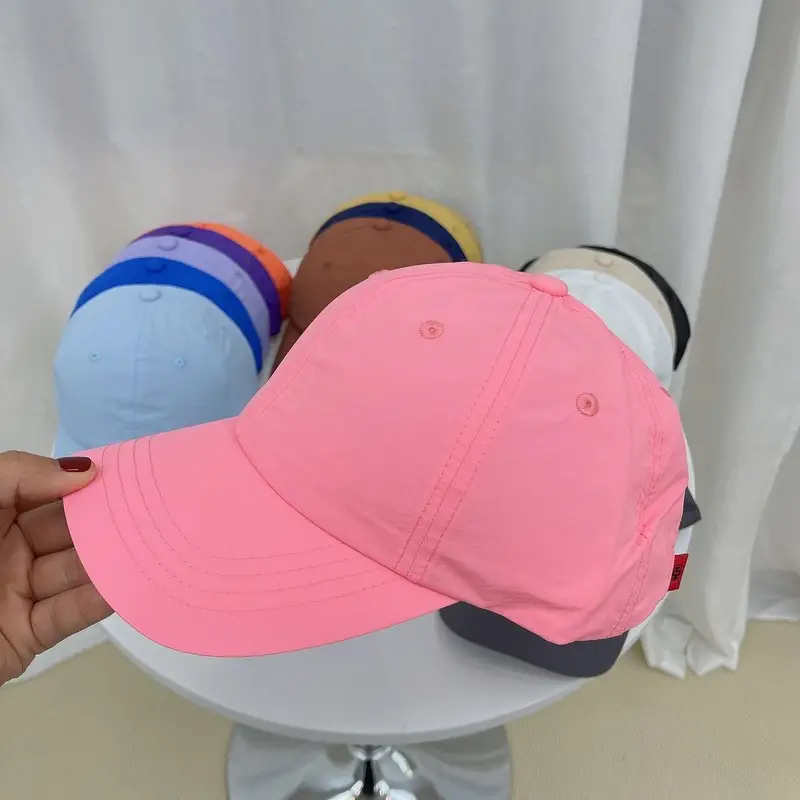 Purple Thin Baseball Cap for Women Washable Sun Hat - Image 18