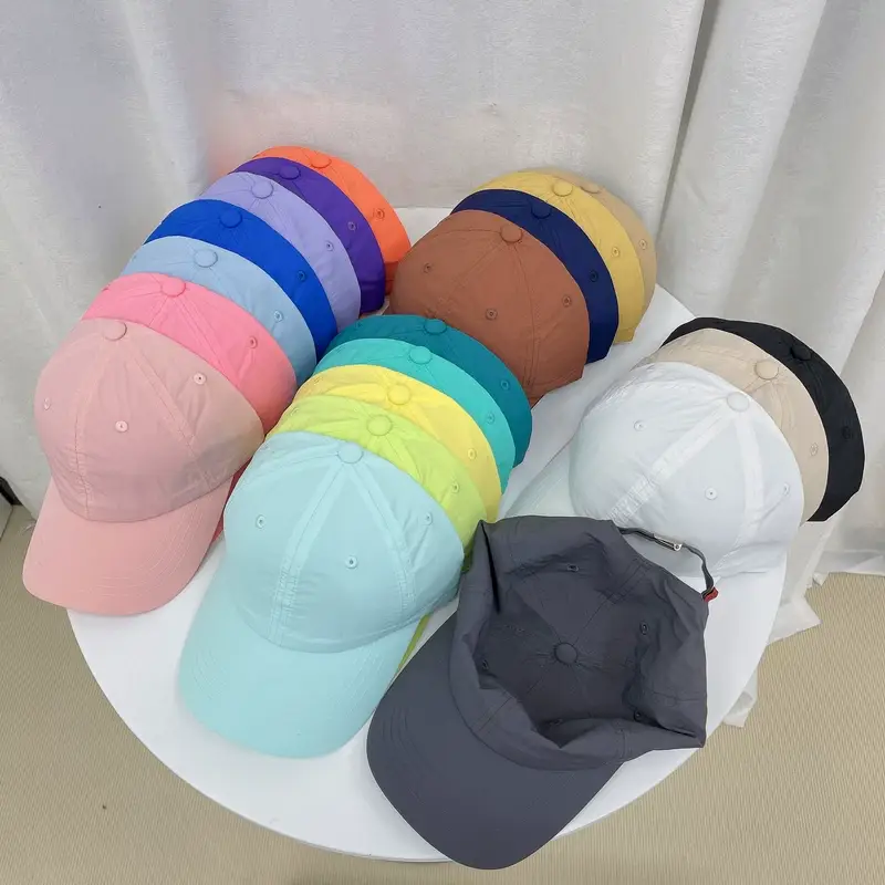 Purple Thin Baseball Cap for Women Washable Sun Hat — feature 2