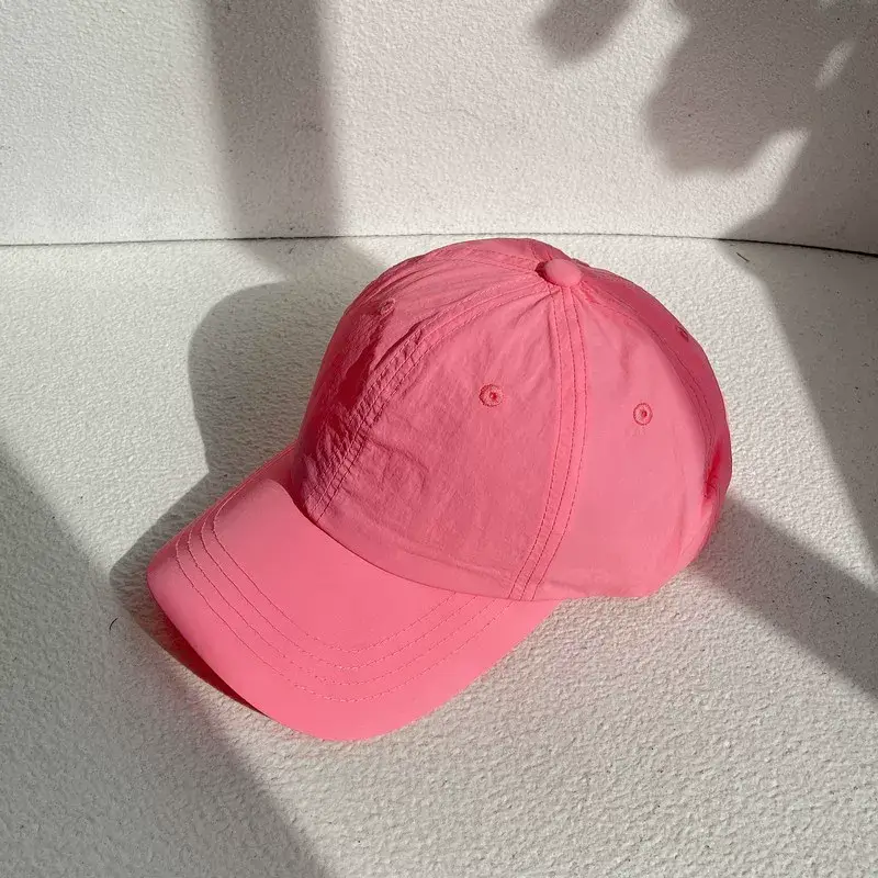 Purple Thin Baseball Cap for Women Washable Sun Hat — feature 22