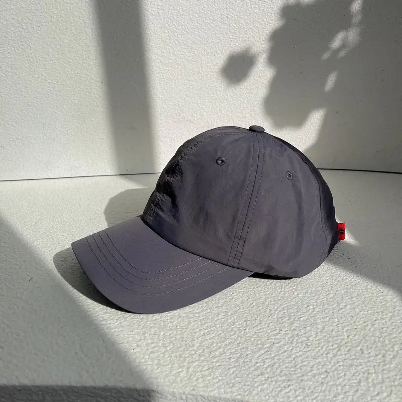 Purple Thin Baseball Cap for Women Washable Sun Hat - Image 9
