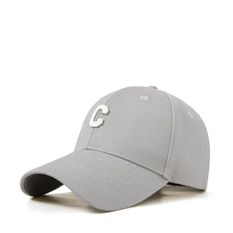 Men's White C Logo Cap Spring Summer - Image 13