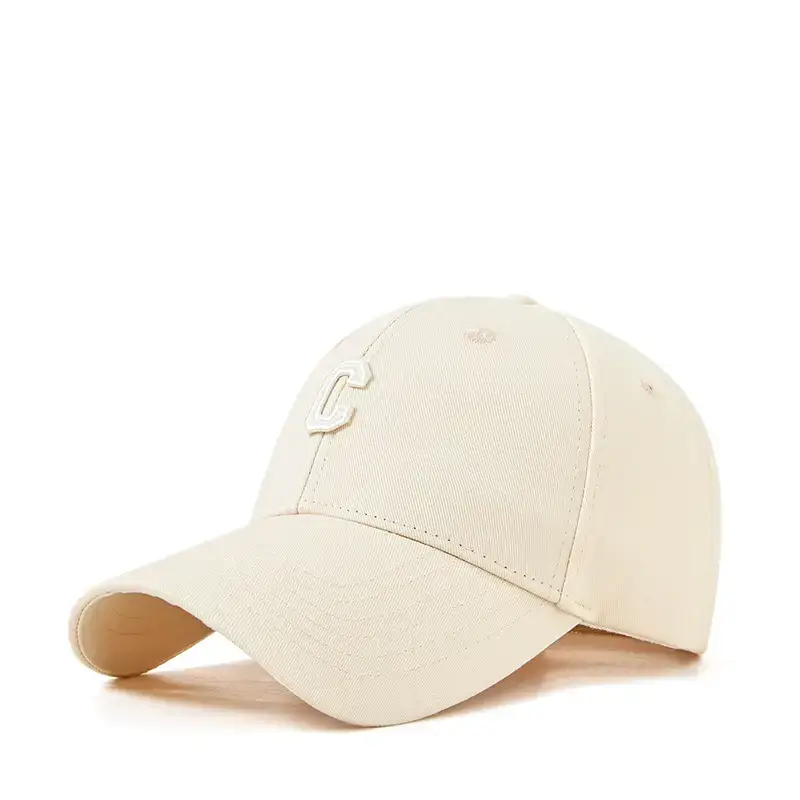 Men's White C Logo Cap Spring Summer - Image 4
