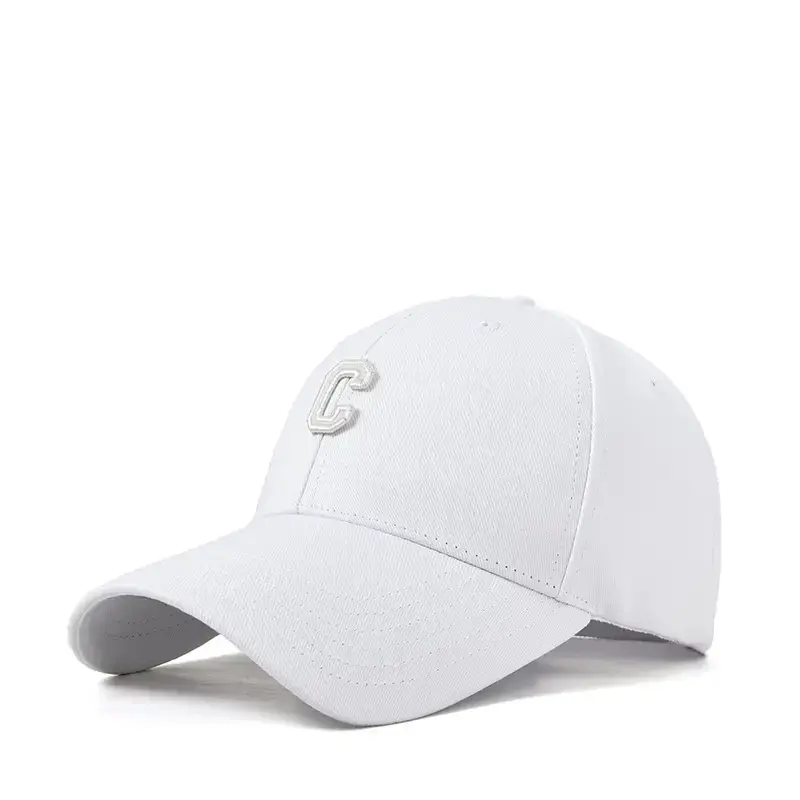 Men's White C Logo Cap Spring Summer - Image 6