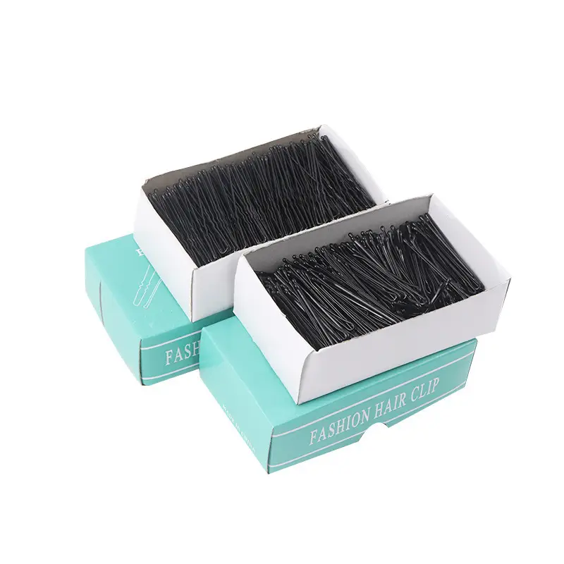 U-Shaped Hairpin Black 6cm Large Hair Evening Styling — feature 5