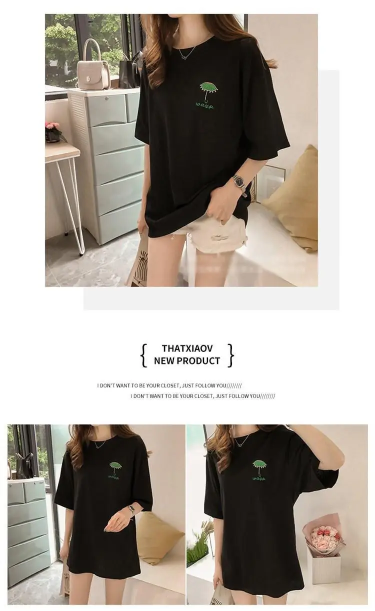 Maternity T-shirt Purple Korean Style Short Sleeve — feature 15