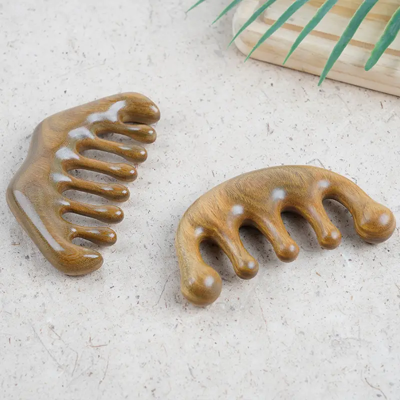 Sandalwood Hair Growth Massage Comb for Meridians