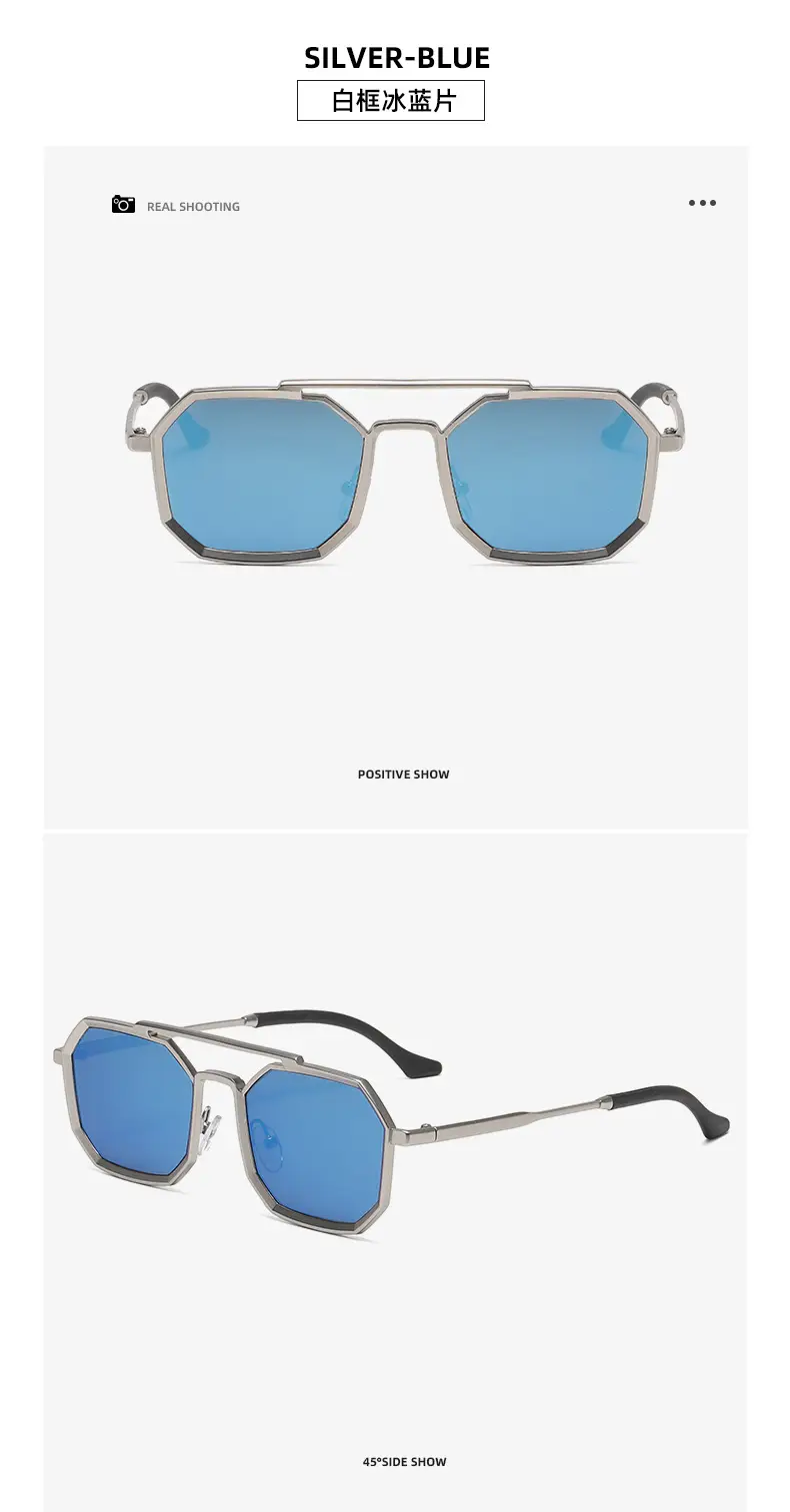 Gold Black Steampunk Sunglasses for Men — feature 16
