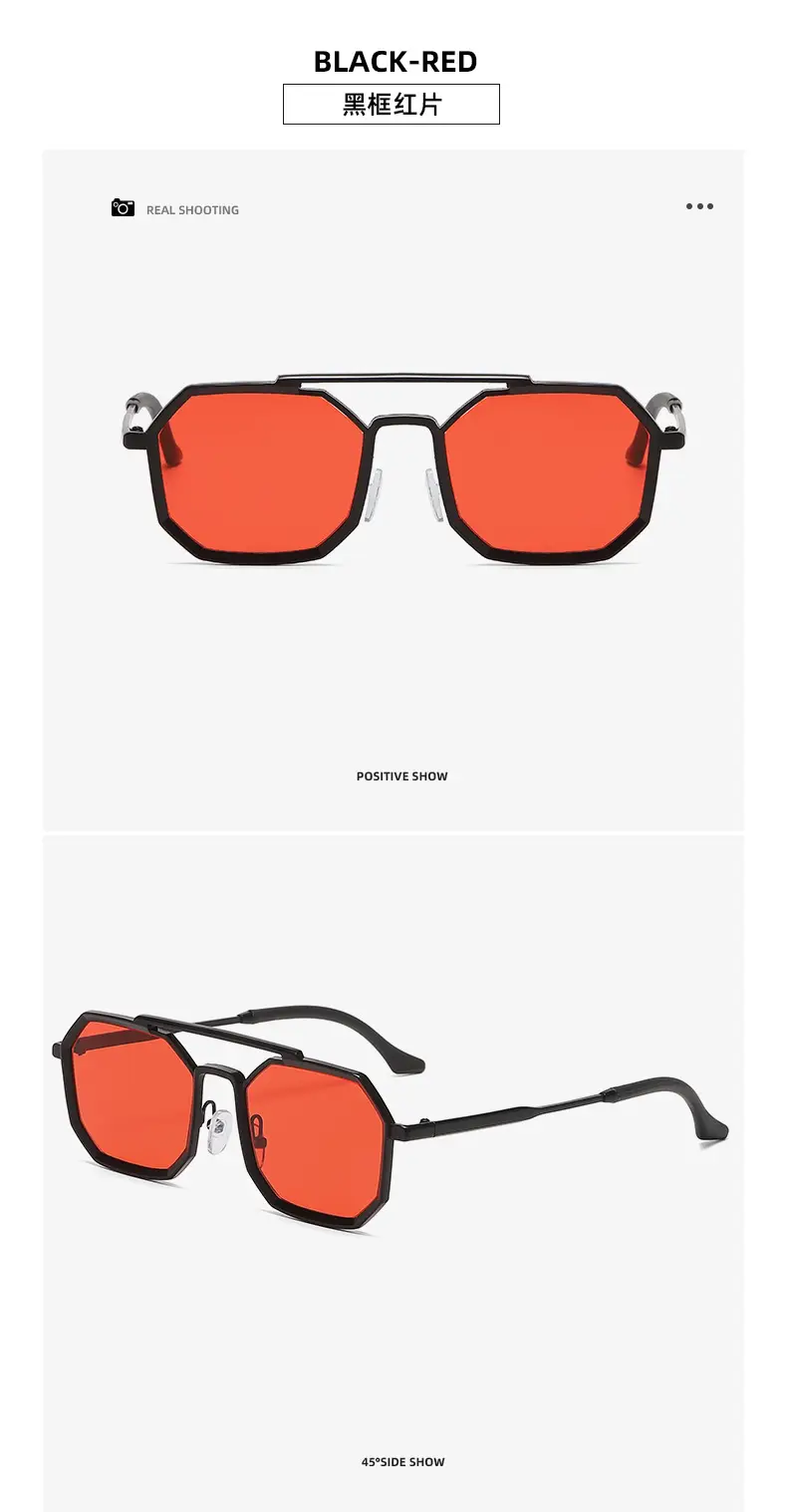 Gold Black Steampunk Sunglasses for Men — feature 20