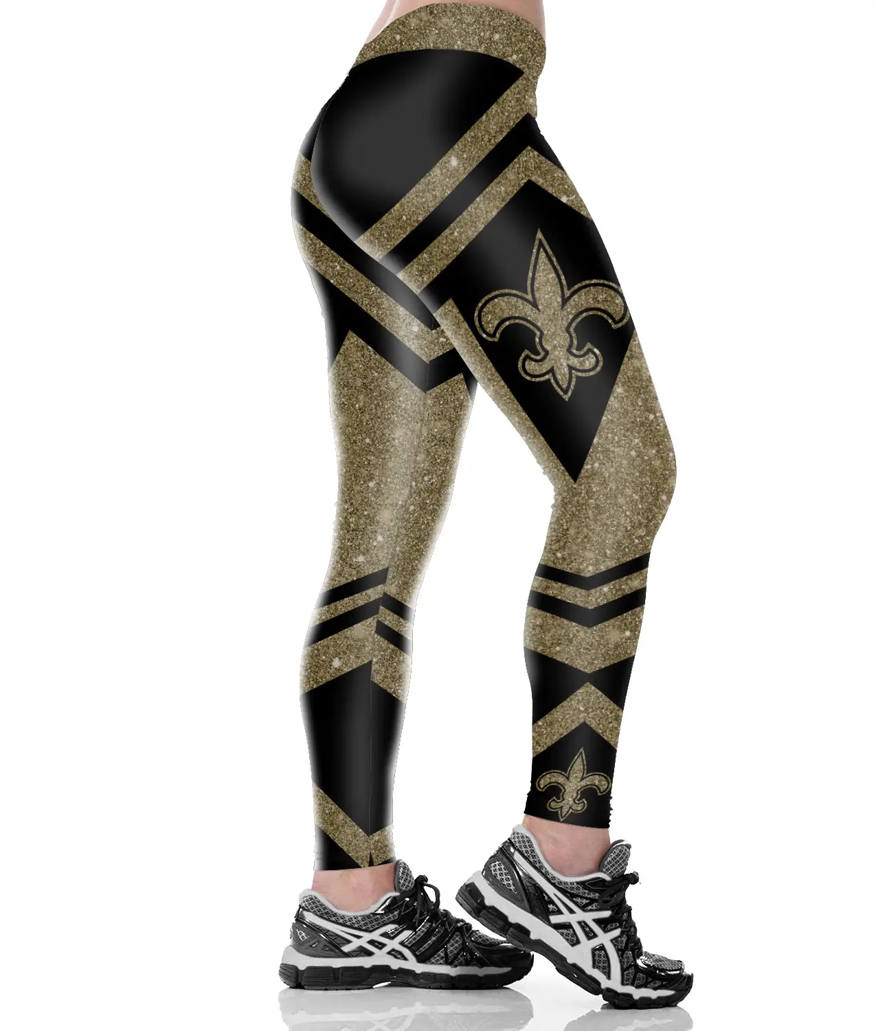 Sexy Hip-Lifting Yoga Pants for Women with Red & Silver Design - Image 15