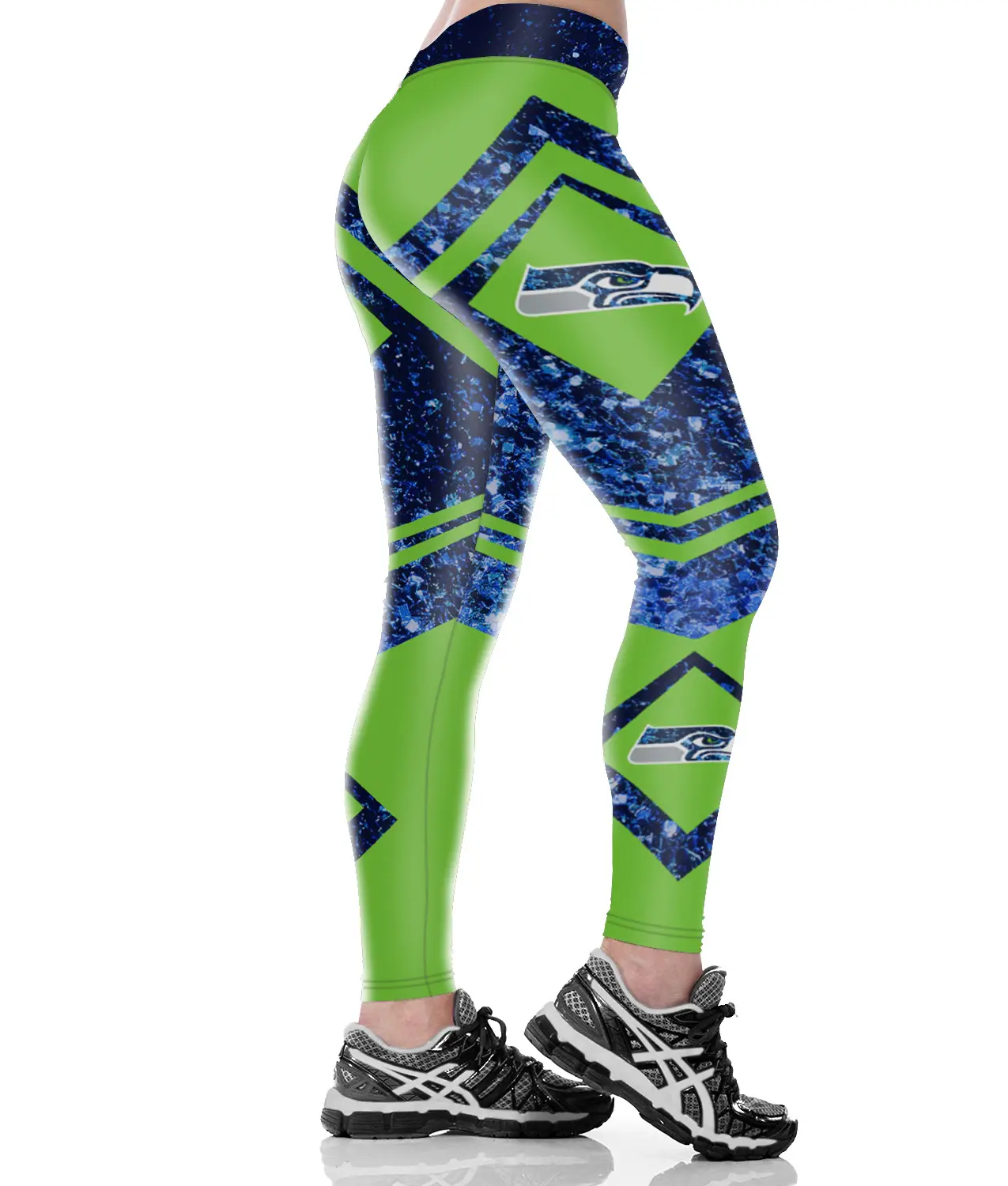 Sexy Hip-Lifting Yoga Pants for Women with Red & Silver Design - Image 20