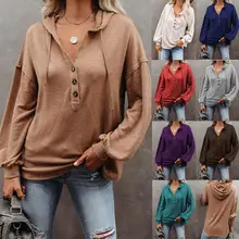 Women Chiffon V-Neck T-Shirt White Loose Fit Casual Top — feature 47