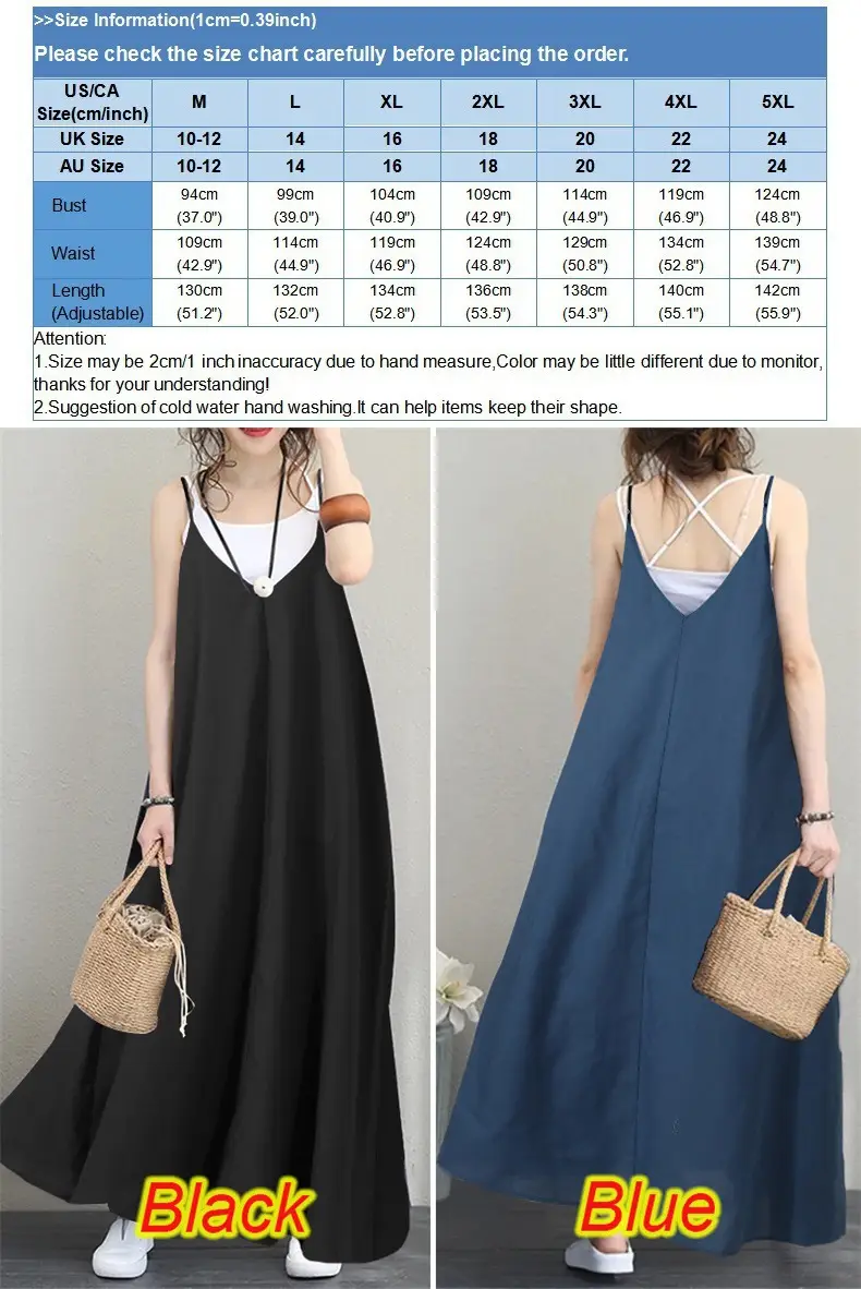 2025 Summer Loose Sleeveless A-Line Tank Dress Large Hem — feature 21