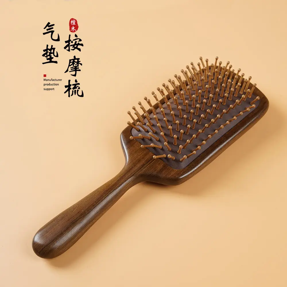 Green Sandalwood Massage Comb with Five Teeth - Image 23