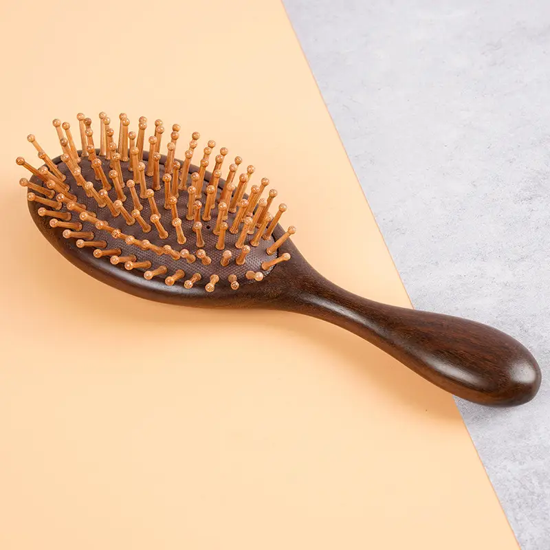 Green Sandalwood Massage Comb with Five Teeth - Image 17
