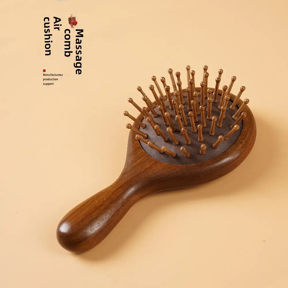 Green Sandalwood Massage Comb with Five Teeth - Image 18