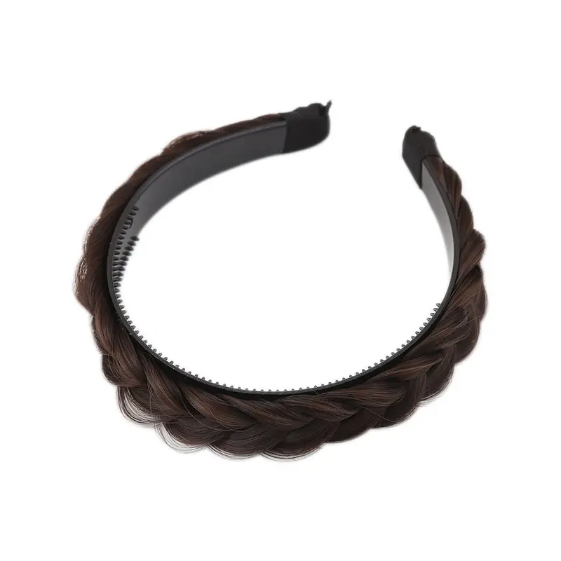 Female Braided Hair Clip for High Skull Wig Headband