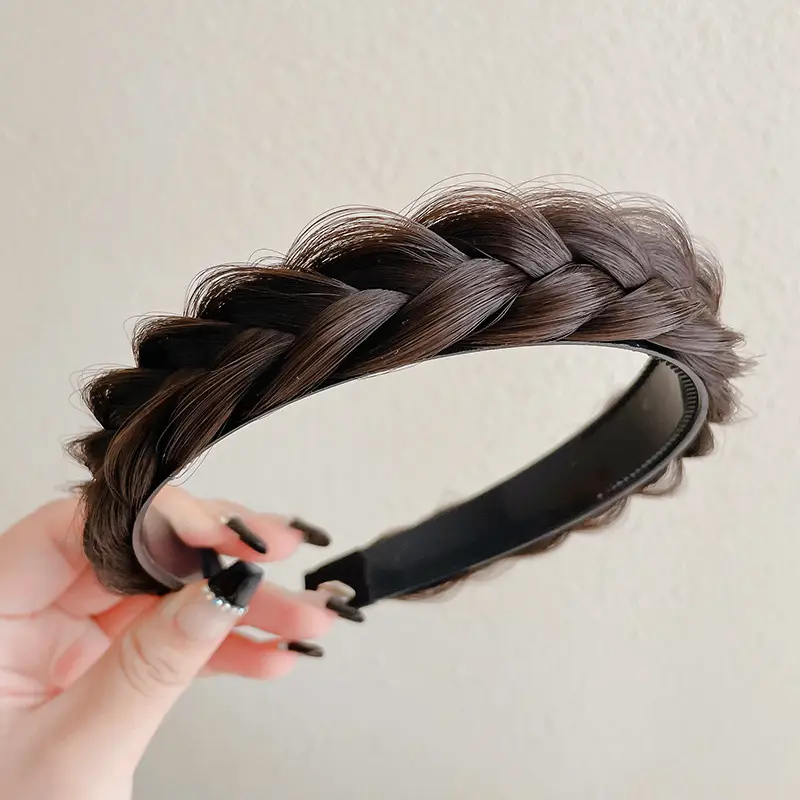 Female Braided Hair Clip for High Skull Wig Headband