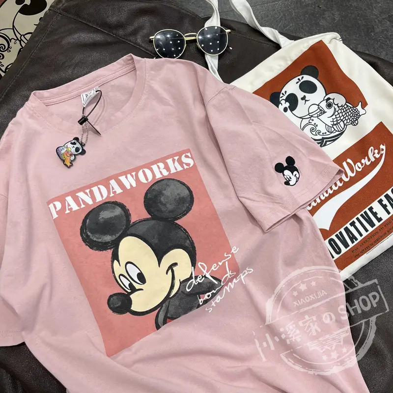 Mickey Mouse Pink T-Shirt 2026 Loose Fit — feature 15