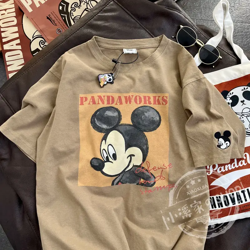 Mickey Mouse Pink T-Shirt 2026 Loose Fit — feature 16