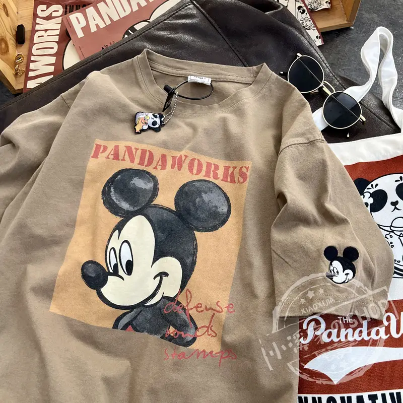 Mickey Mouse Pink T-Shirt 2026 Loose Fit — feature 18