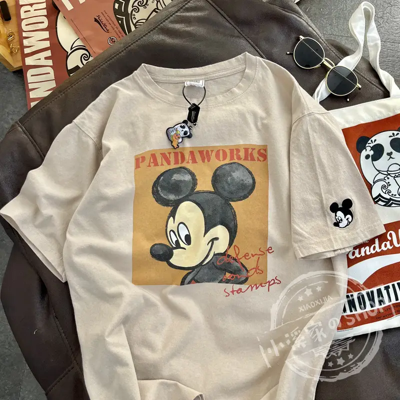 Mickey Mouse Pink T-Shirt 2026 Loose Fit — feature 20