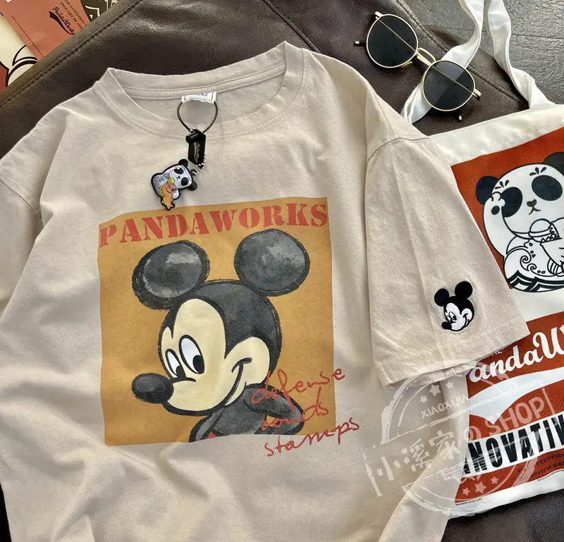 Mickey Mouse Pink T-Shirt 2026 Loose Fit — feature 21