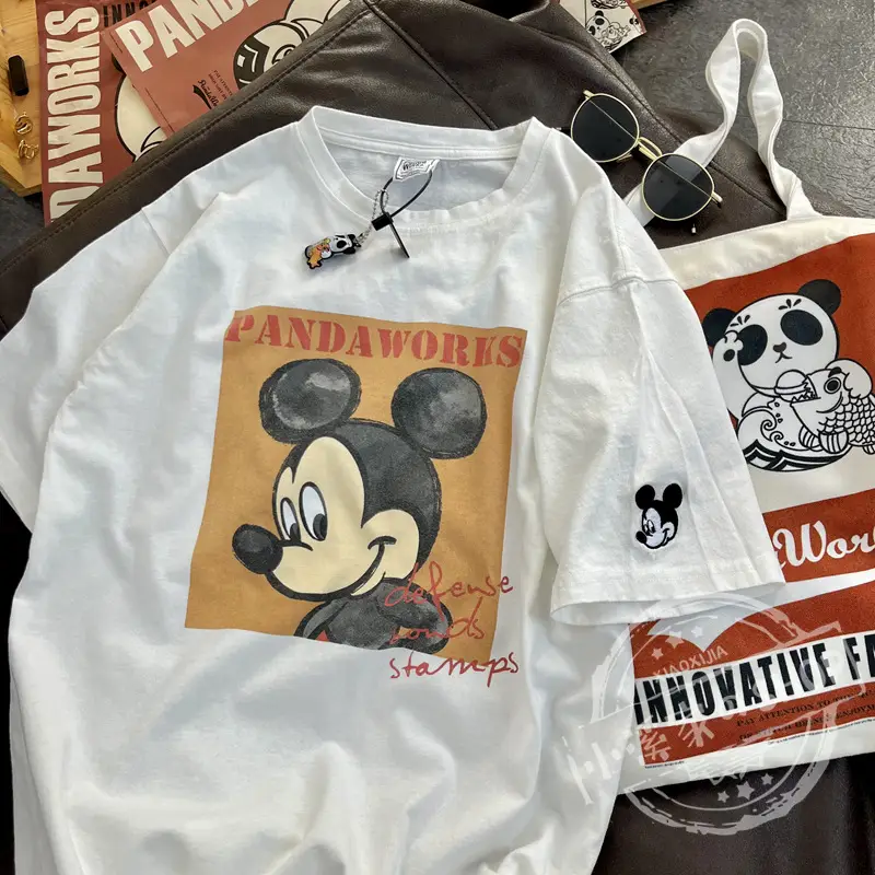 Mickey Mouse Pink T-Shirt 2026 Loose Fit — feature 23