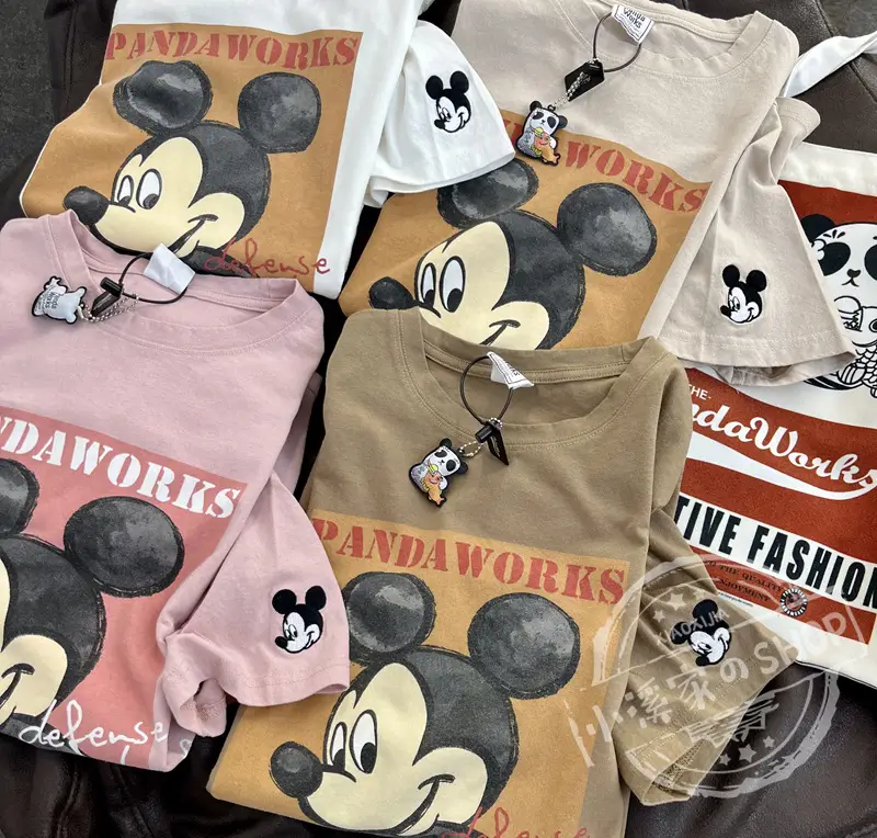 Mickey Mouse Pink T-Shirt 2026 Loose Fit — feature 25