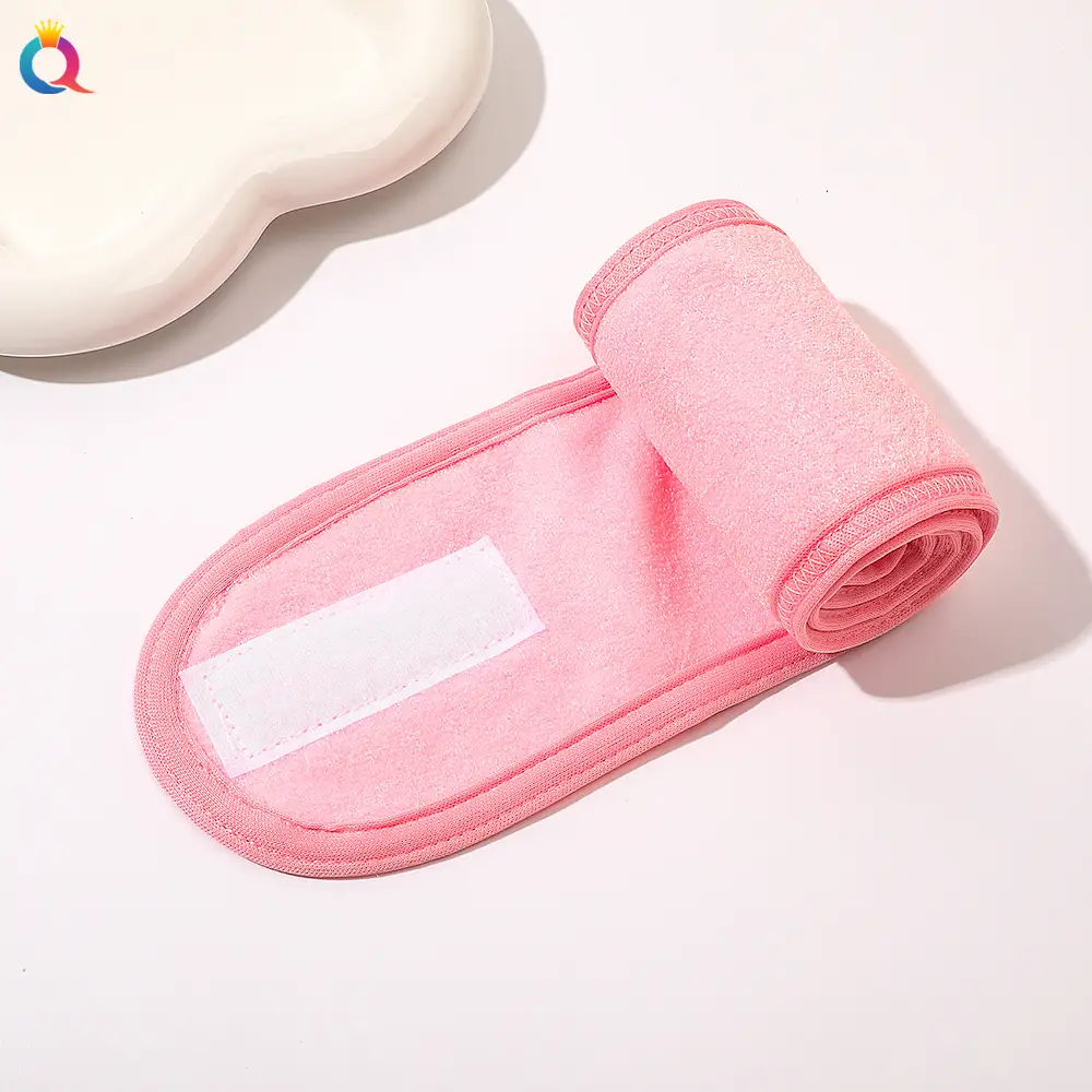 Qiyue Face Wash Hair Band for Women Makeup Velcro Set - Image 4