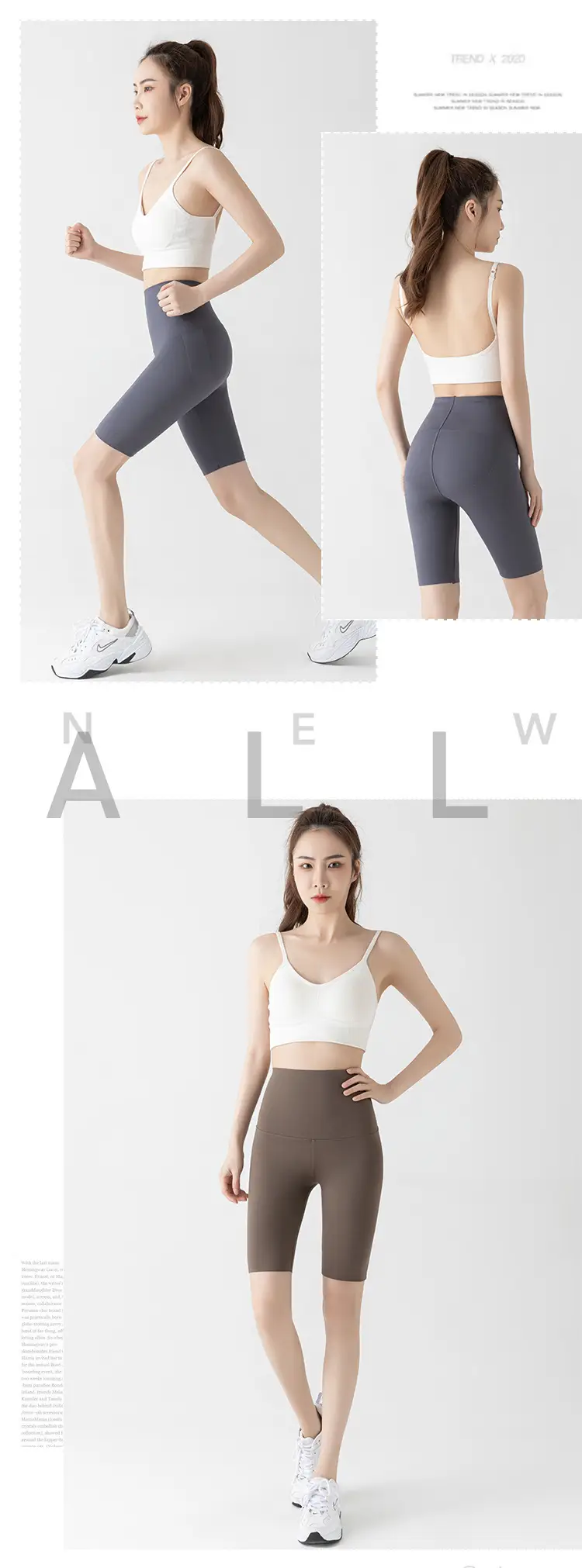 5005 Summer High Waist Tummy Control Shorts Women Large — feature 11