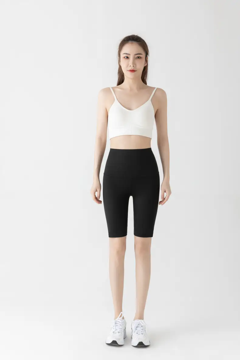 5005 Summer High Waist Tummy Control Shorts Women Large — feature 16