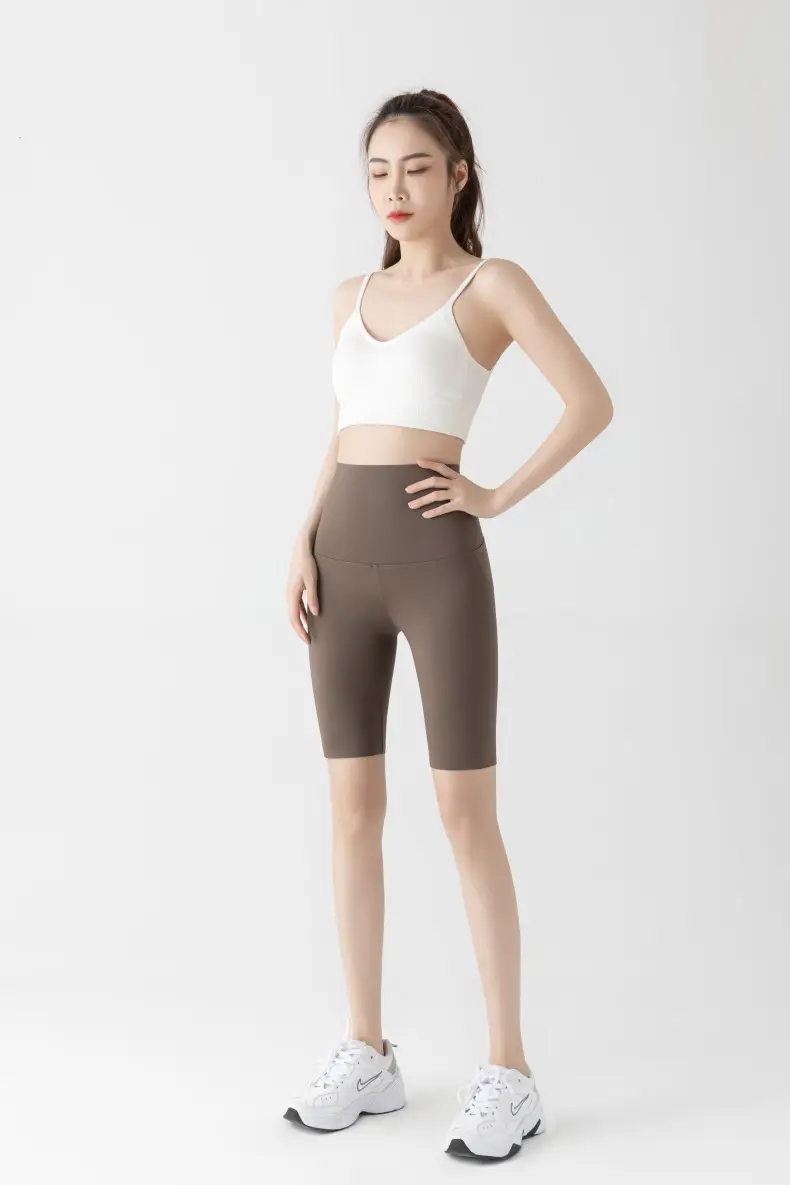 5005 Summer High Waist Tummy Control Shorts Women Large — feature 19