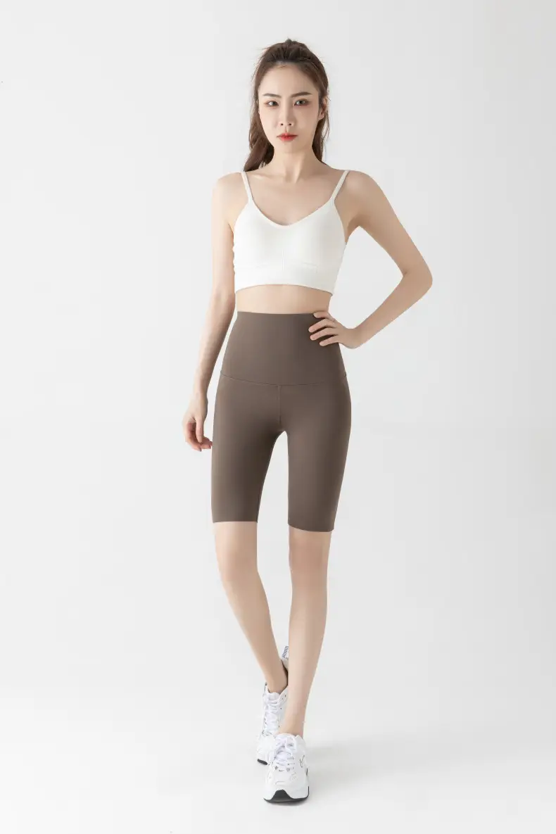 5005 Summer High Waist Tummy Control Shorts Women Large — feature 20